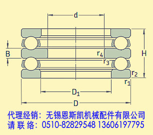 双向平面推力球轴承图片进口推力球轴承图片